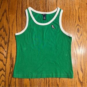 Vintage American Eagle Green Sporty Tank Top